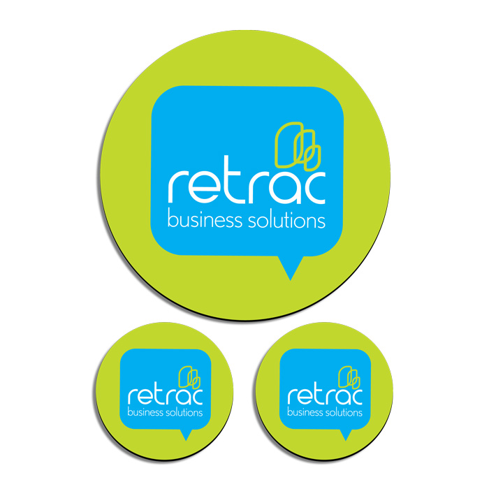 Round Econo Mat and 2 Coasters | CM03ER2C