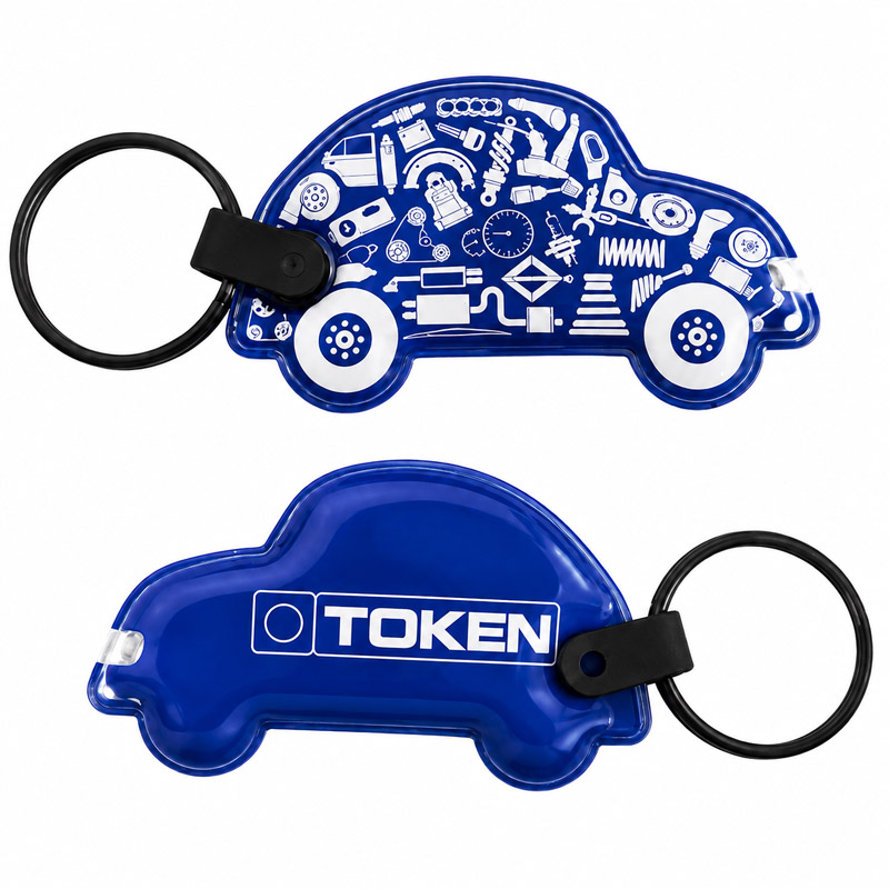 PVC Keyring with LED light