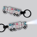PVC Keyring with LED light