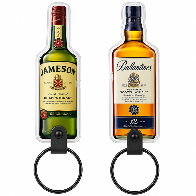 PVC Keyring with LED light