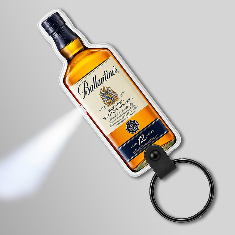 PVC Keyring with LED light