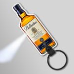 PVC Keyring with LED light