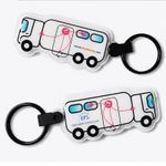 PVC Keyring with LED light