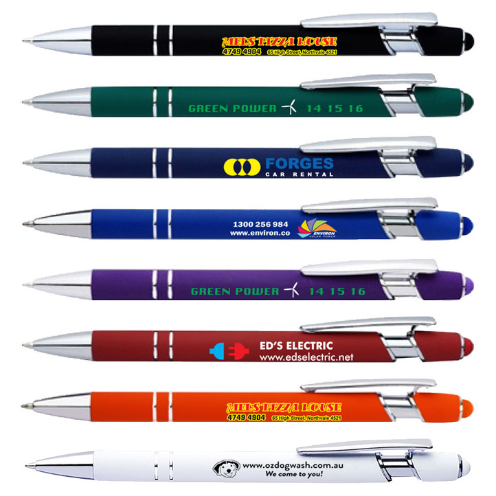 Soft Touch Stylus Pen - Printed