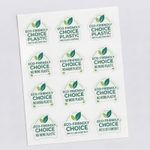 Paper Stickers Printed On Sheets - Custom Shape