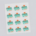 Paper Stickers Printed On Sheets - Custom Shape