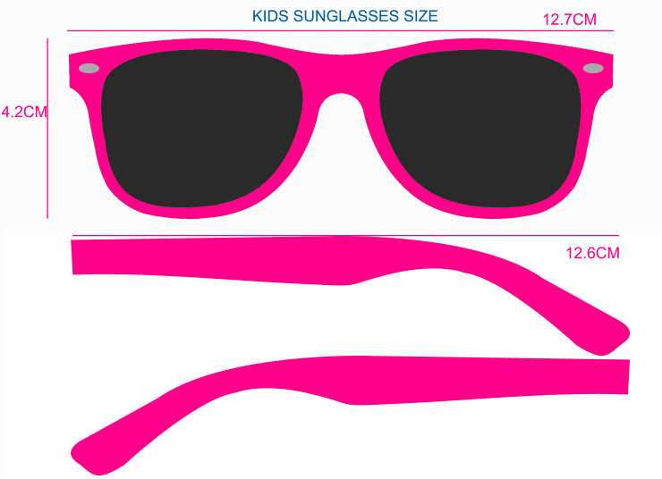 Kids Sunglasses dimensions