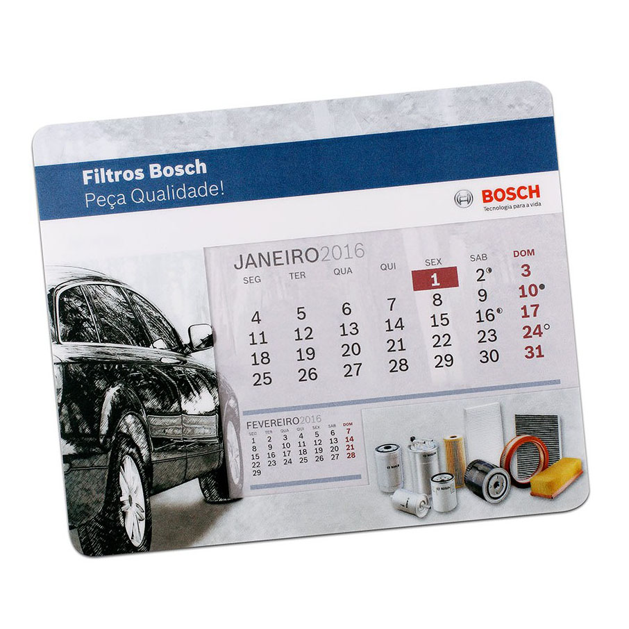 ClearView Calendar Mousemat