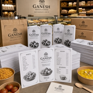 Bulk Parcel Menu (B/W)