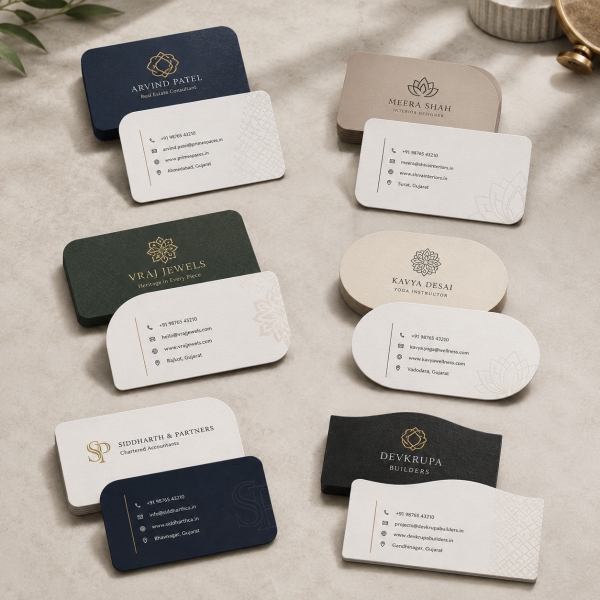 Die Cut Business Card