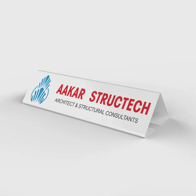 Desk Sign Name Plate