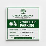 2 Parking Sticker