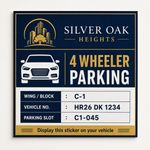 4 Square Wheeler Parking