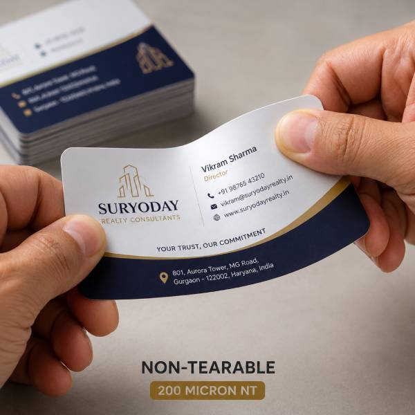 Non-Tearable Business  Cards 1
