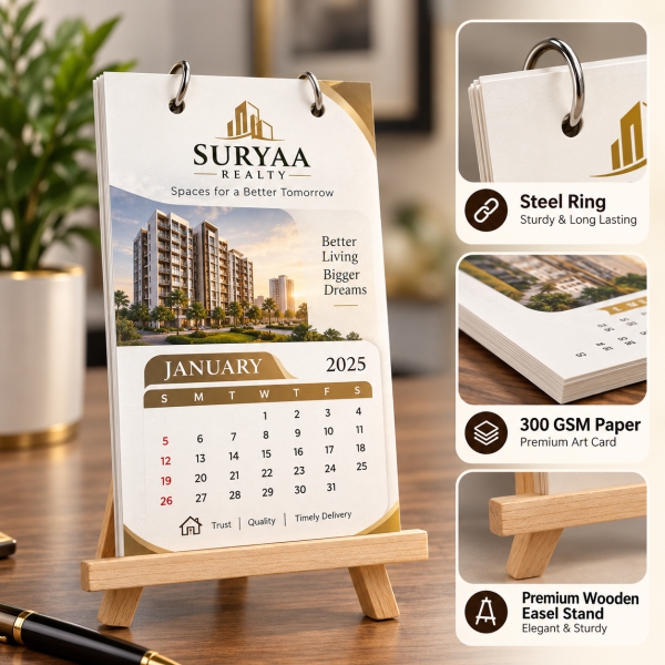 Easel Stand Calendar 5