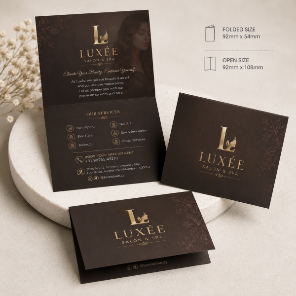 Foldable Visiting Card