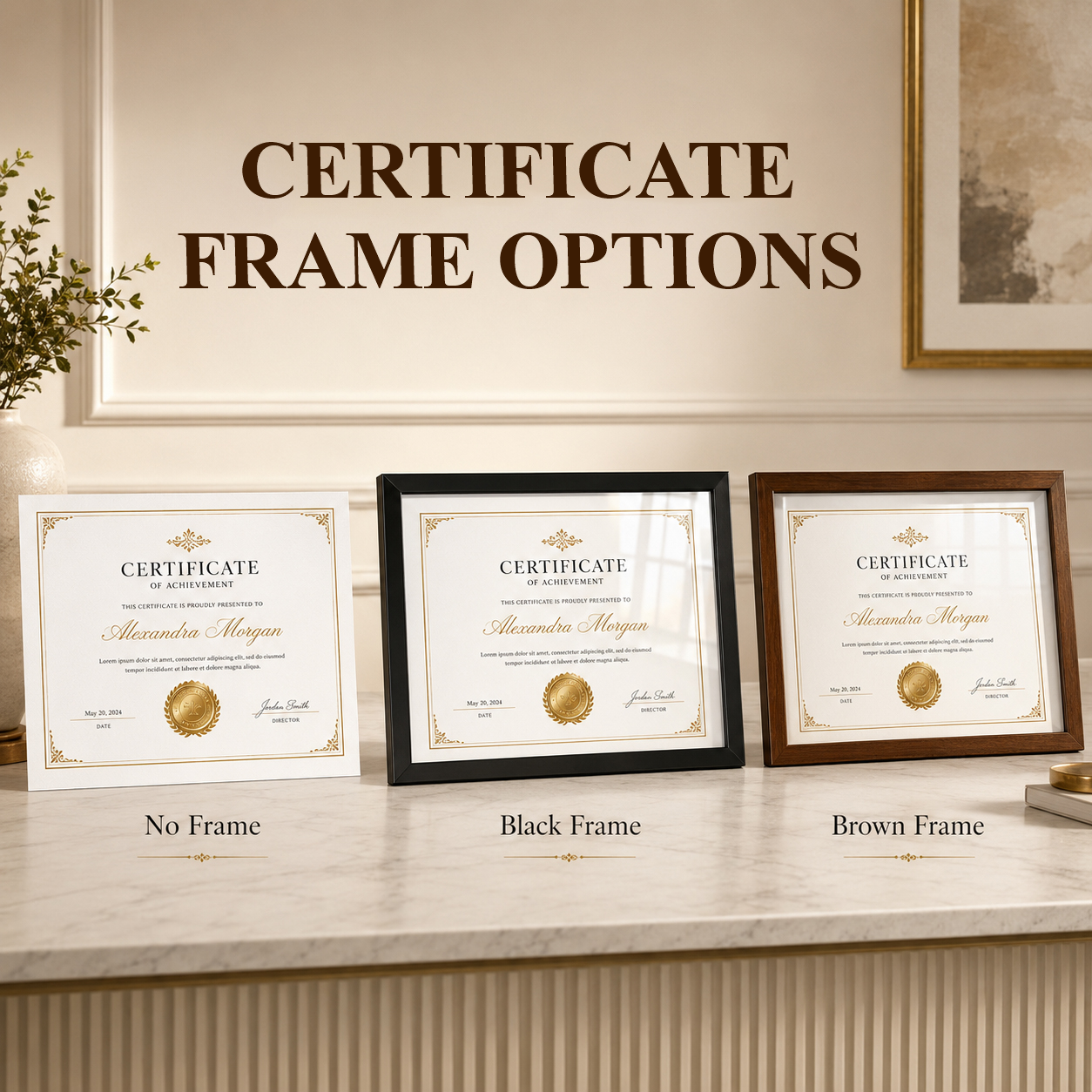 With Frame