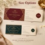 Gift Voucher Size