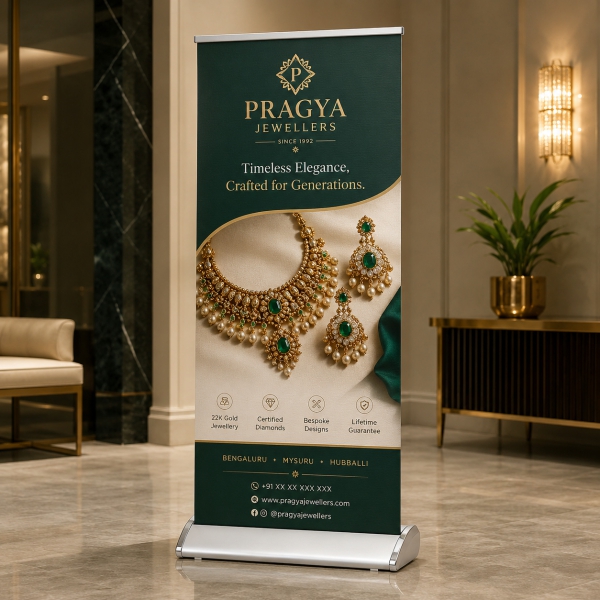 Luxury Jewelry Standee