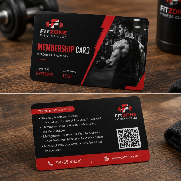 Gym Membership Card