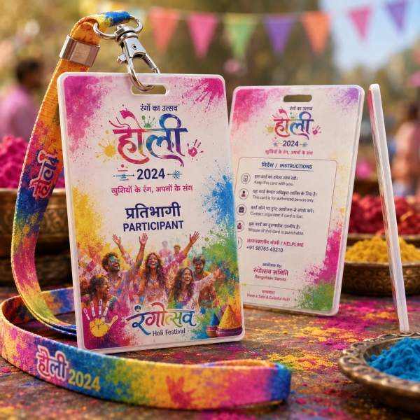 Standard Acrylic Festival ID Card 3