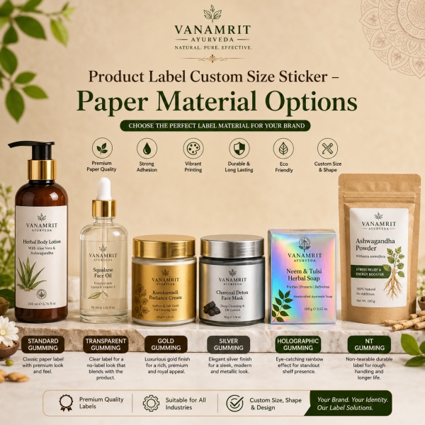 Product Label Custom Size 2