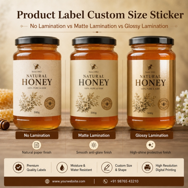 Product Label Custom Size 3