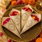 Wedding Petal Cones 3
