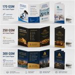 Z-Fold Brochure Paper Option