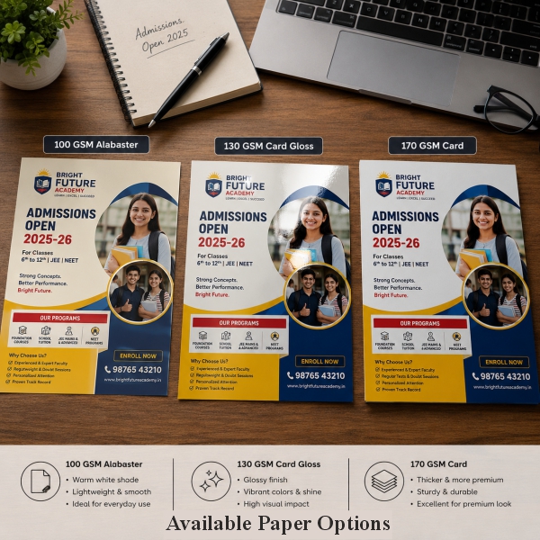 Paper Material Option