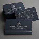 Raised Foil Visiting Cards