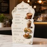 Sunboard Cutout Menu Card 2