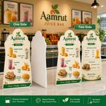 Sunboard Cutout Menu Card 6