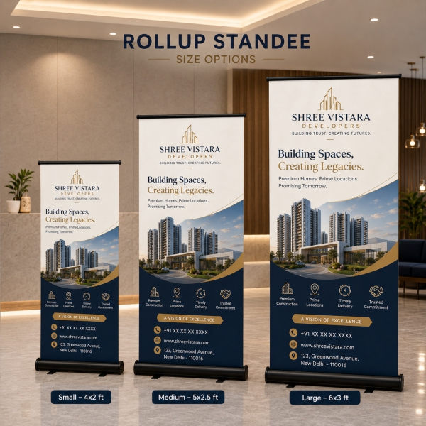 Size Optpmn Standee