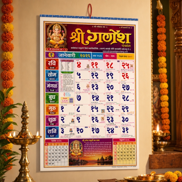 Traditional  Wall Calendar 2