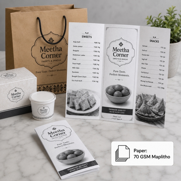 Parcel Menu (B/W) 4