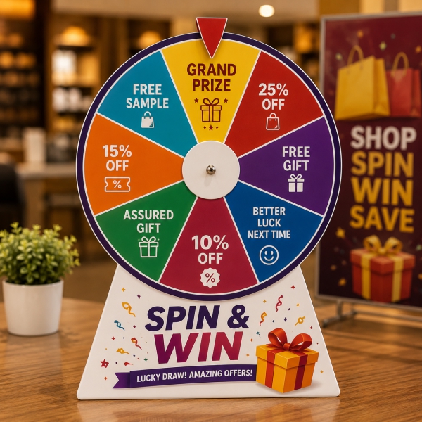 Tabletop Spin the Wheel 1