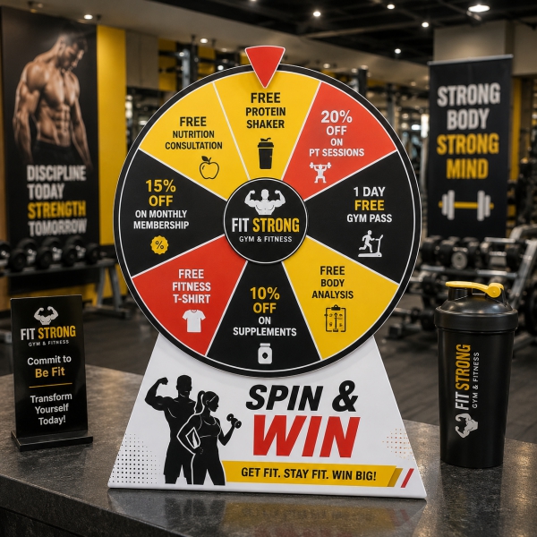 Tabletop Spin the Wheel 4
