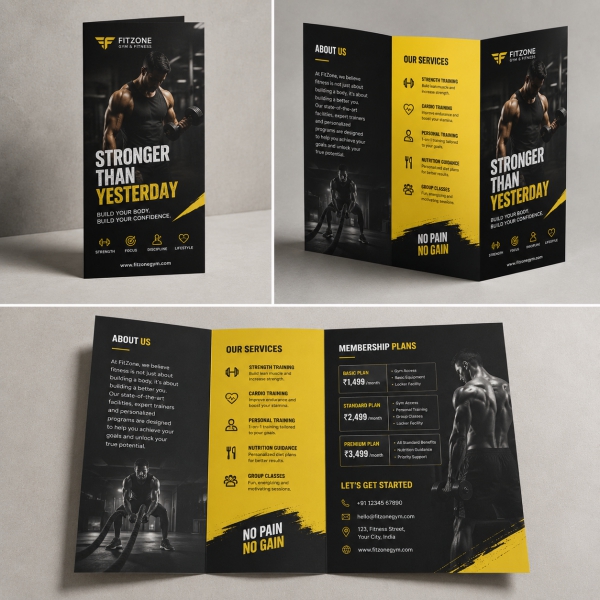 Premium Tri Fold Brochure