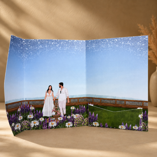 Enchanted Garden Wedding Card 3