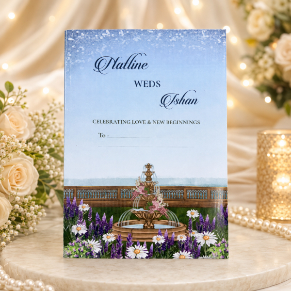Enchanted Garden Wedding Card 1