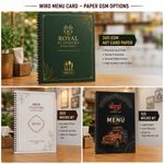 Wiro Menu Card 5