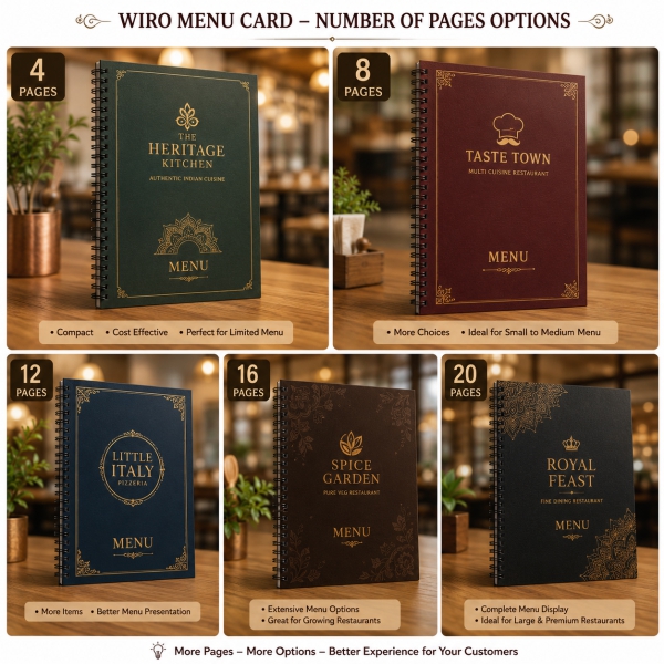Wiro Menu Card 4