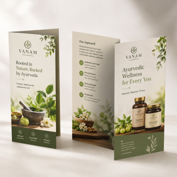 Premium Z-Fold Brochure Printing