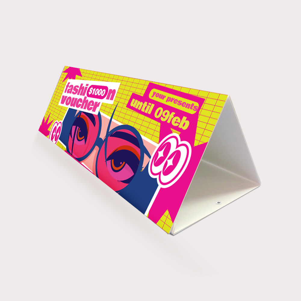 Triangular Product. Sign Corflute Triangles | Custom Printed Signs | Sign Workshop