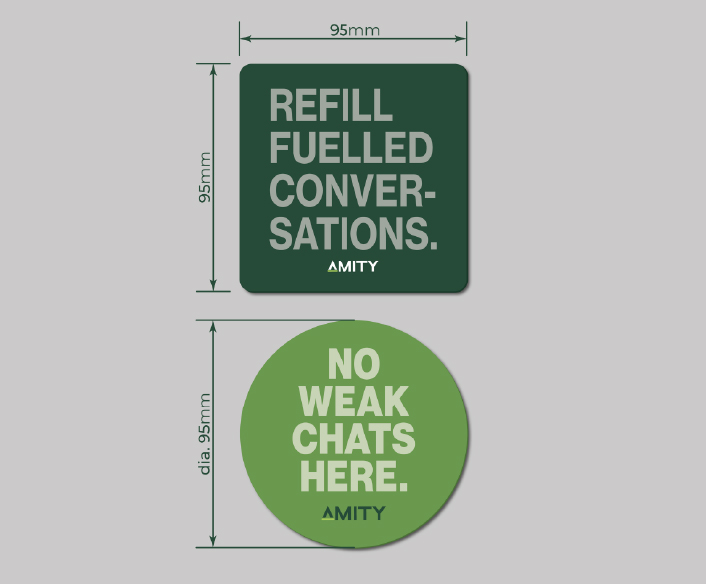 Promotional event coasters