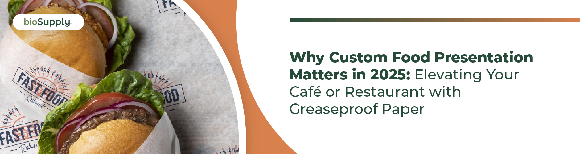 Custom Food Presentation Banner