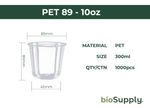 U-Shape PET Cold Cups – Tall 1