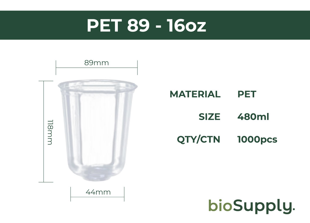 U-Shape PET Cold Cups – Tall 4