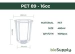 U-Shape PET Cold Cups – Tall 4